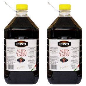폰티 레드 와인식초, 2개, 5L