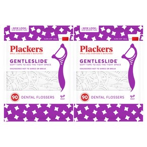 플랙커스 젠틀슬라이드 치실, 8.5cm, 90개입, 2개