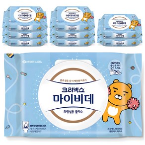 마이비데 클린케어 화장실용 물티슈 캡형