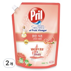 프릴 맑은 식초 산뜻한 자몽향 주방세제