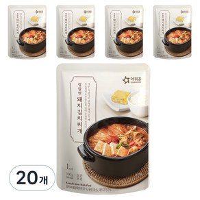 아워홈 칼칼한 돼지김치찌개, 300g, 20개