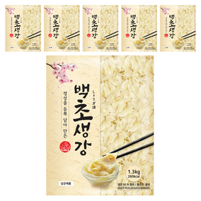 이엔푸드 백초생강, 1.3kg, 6개