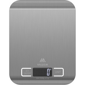 밸류엠 스테인레스 가정용 디지털 전자 저울 1kg