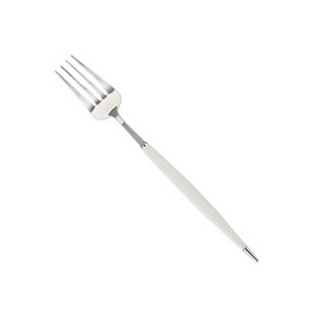 새드리 몽블랑 큐티 디저트 포크 18.5cm, 화이트, 1개