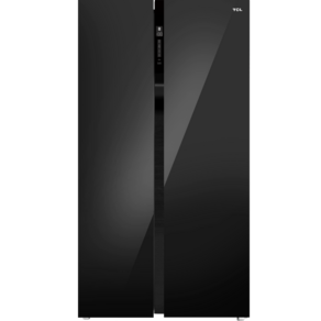 TCL 양문형 글라스도어 냉장고 600L 방문설치, 블랙, P633SBGB