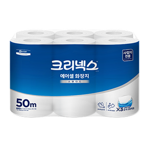 크리넥스 에어셀 스탠다드 1겹 롤화장지