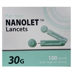 동방 나노렛 란셋 일회용 수동 랜싯 채혈침 30G