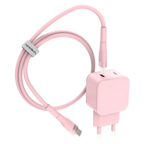 로랜텍 파스텔 PPS PD 초고속 충전기 30W + C타입 to C타입 케이블 1.2m 세트