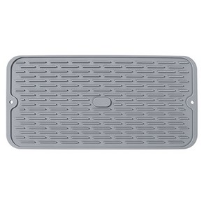 집사람 실리콘 드라잉 매트 소 40 x 20 cm, 1단, 그레이, 1개
