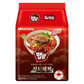 맵탱 맵콤함을 더한 소고기 진한맛 라면 110g, 4개