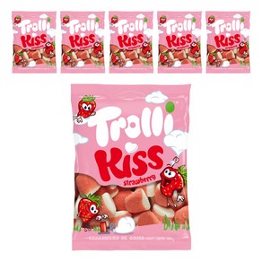 트롤리 키스 젤리, 100g, 6개