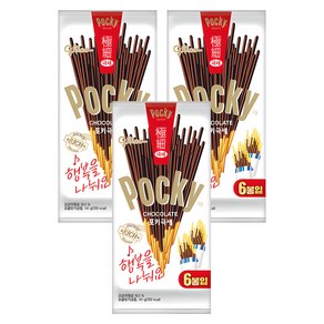 포키 극세 초코스틱, 141g, 3개