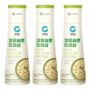 청정원 코울슬로 드레싱, 315g, 3개