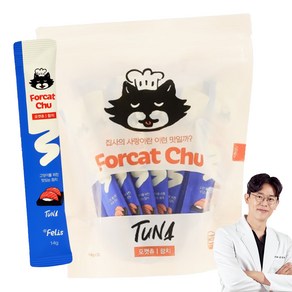 닥터펠리스 포캣츄 고양이 짜먹는 간식 30p, 참치, 420g, 1개