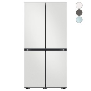 [색상선택형] 삼성전자 비스포크 4도어 프리스탠딩 양문형 냉장고 870L 방문설치, RF85C9101AP