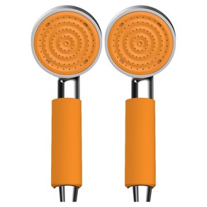 세비앙 컬러핸드샤워기 펀치, 2개, 오렌지