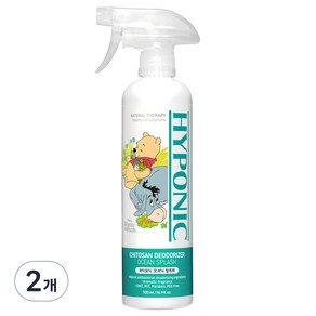하이포닉 디즈니 푸 에디션 반려동물 탈취제 오셔닉향, 500ml, 2개