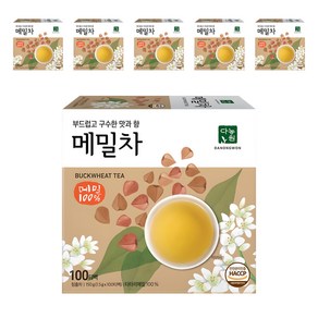 다농원 메밀차 구수한맛, 1.5g, 100개입, 6개