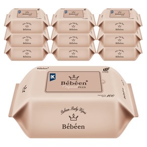 Bebeen 오리지널 플러스 아기물티슈 리필형