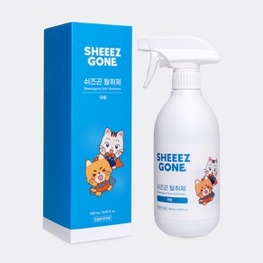 쉬즈곤 반려동물 탈취제 동물용의약외품 무향, 1개, 500ml