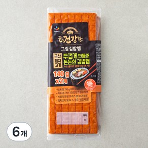 더건강한 그릴김밥햄, 280g, 6개