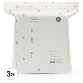 디어커스 원데이 수세미 엠보싱