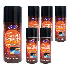 Vtech 스티커 & 접착제 제거제, 6개