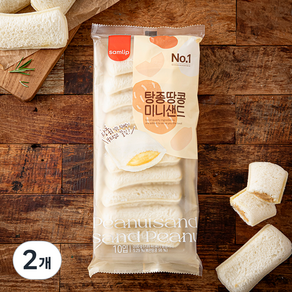삼립 탕종 땅콩 미니샌드, 200g, 2개