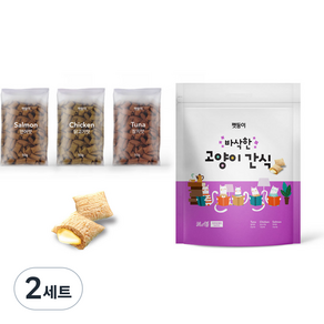 펫둥이 고양이 바삭한 간식 3가지맛