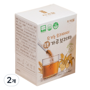 차계절 유기농 1초 아기 보리차 유아 아이 어린이 가루 30p