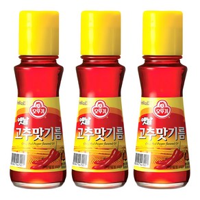오뚜기옛날 고추맛 기름, 80ml, 3개