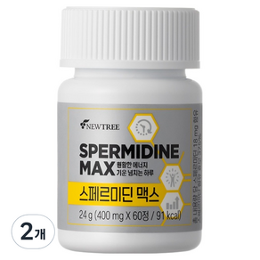 뉴트리 스페르미딘 맥스, 60정, 24g, 2개