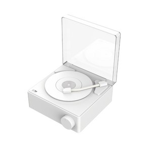 부이 턴테이블 블루투스 스피커 booie-x11, booie-x11-WH, WHITE