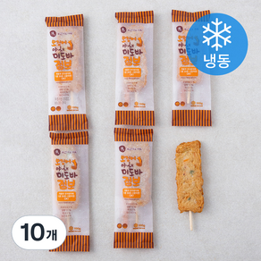 부산미도어묵 오징어 야채 미도바 점보 어묵바 (냉동), 100g, 10개