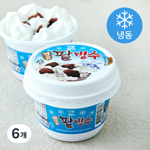 서주 연유 팥빙수 (냉동), 250ml, 1개입, 6개