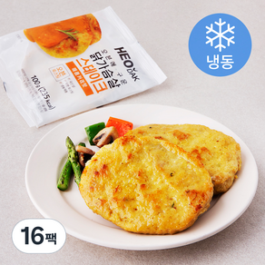 허닭 오븐에 구운 닭가슴살 스테이크 매콤커리맛 (냉동), 100g, 1개입, 16개