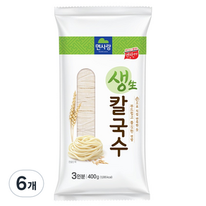 면사랑 생 칼국수, 400g, 6개