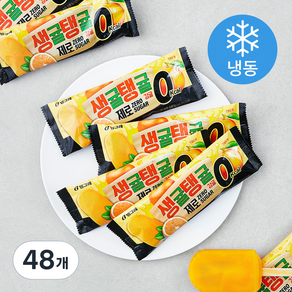 빙그레 생귤탱귤 제로 감귤 막대 아이스크림 (냉동), 70ml, 1개입, 48개