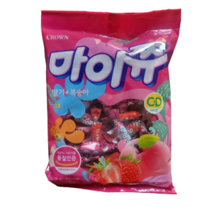 크라운 마이쮸 딸기 복숭아, 284g, 10개