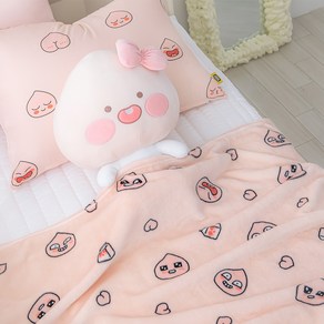 보들보들 따뜻한 극세사담요 휴대용 블랭킷 1+1