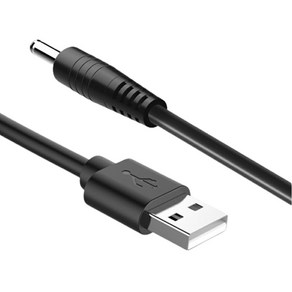 USB DC 케이블 전원 공급 충전 연결선 어댑터 외경 3.5mm, 70cm, 1개
