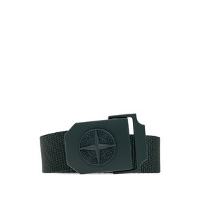 STONE ISLAND (스톤 아일랜드) 컴퍼스 로고 버클 벨트