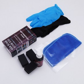 호야통 R604 스펀지+극세사+라텍스장갑 세트, 1세트, 50ml