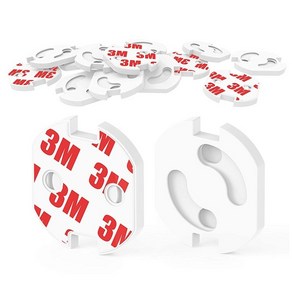 코쿤) 회전형 콘센트 안전커버 10개입, 화이트, 1세트