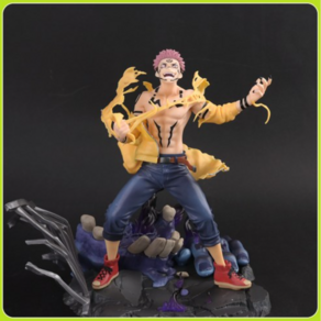 주술회전 양면 료멘스쿠나 1/7 피규어 굿즈 Handmade, 1개