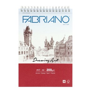 삼원 파브리아노 드로잉아트 200g백색_스프링(A4/CS02), 파브리아노 200g백색_스프링(A4/CS02)