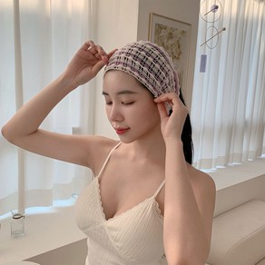 바람통해 탈모방지 1+1 헤어터번 머리 말리기 샤워 타올, 그린 1+1, 1세트