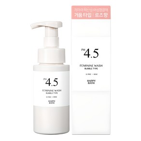 해피바스 PH4.5 약산성 로즈 버블 여성청결제