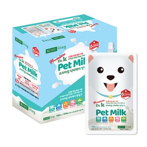 닥터케이 프리미엄 펫밀크, 우유, 150ml, 20개