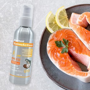 에미넌트 강아지 오메가3 연어오일 피부 심장 면역 영양제 150ml, 에미넌트 엑티브 플러스, 1개